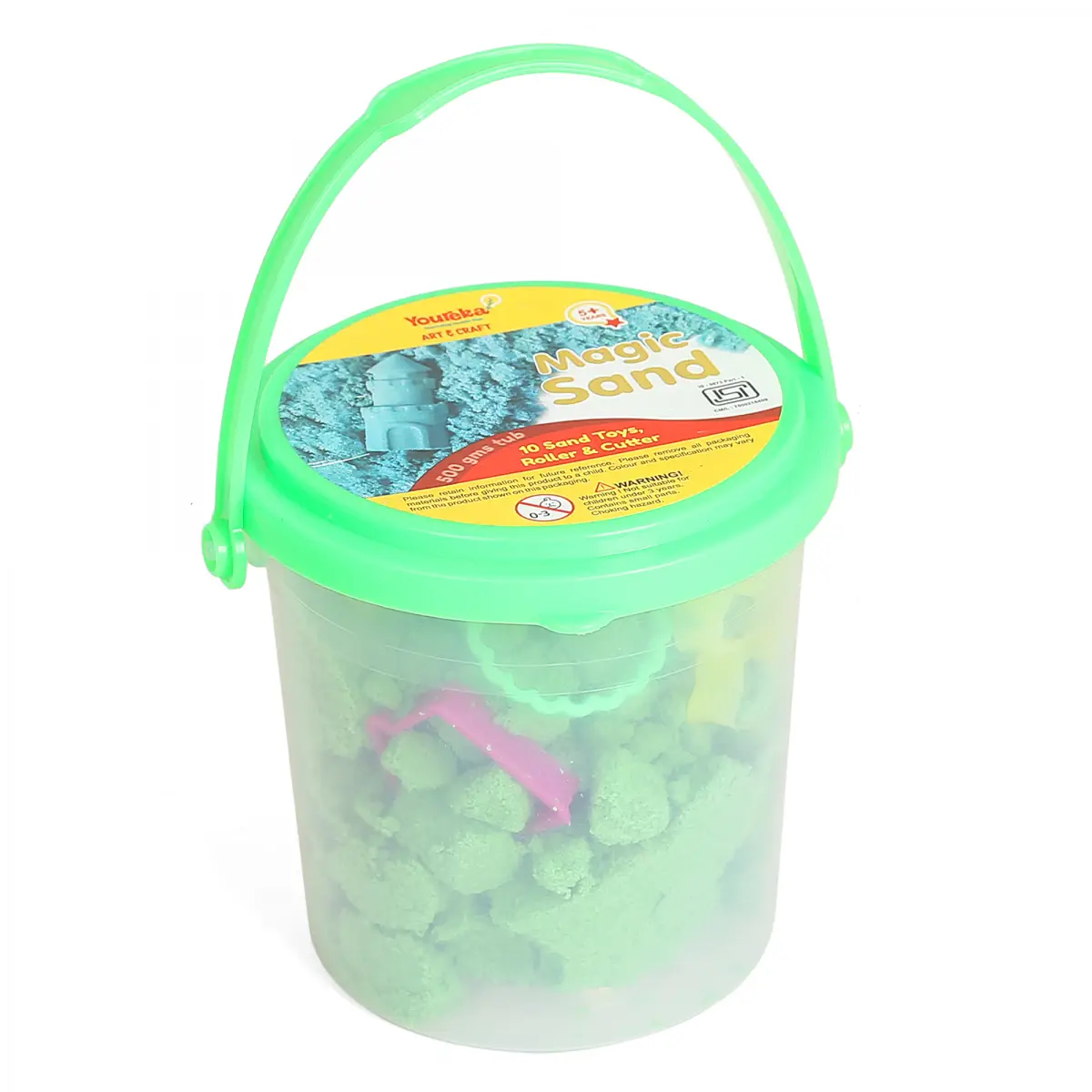 Youreka Magic Flow Sand Art & Craft Kit, 5Y+, Green