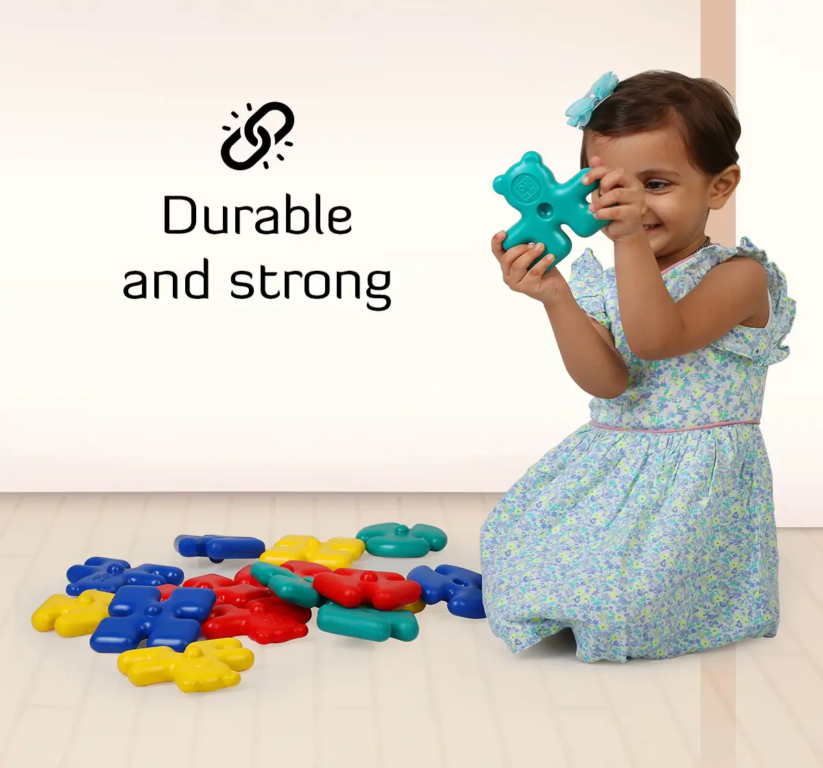 Shooting star Joy link set of 16 assembled shapes Linking toys Multicolor 1Y+