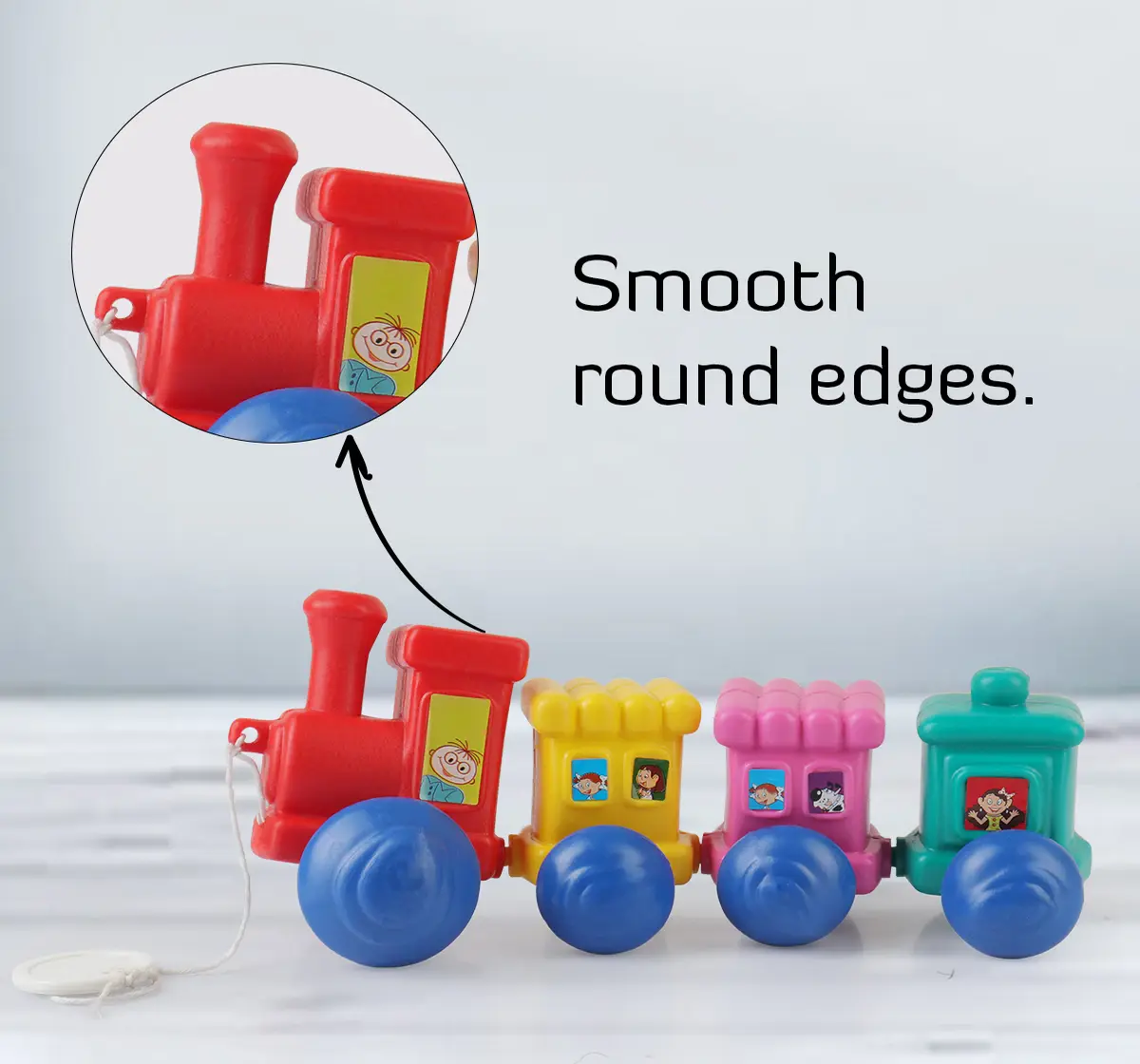Shooting star Wobble wagon train Plastic toys for baby Multicolor 1Y+