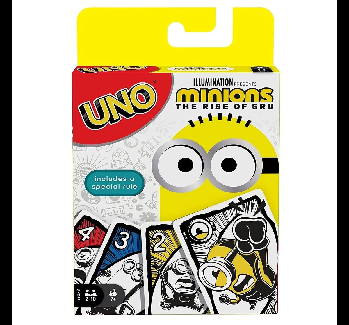 UNO Minions 2 Card Game for Kids, 7Y+