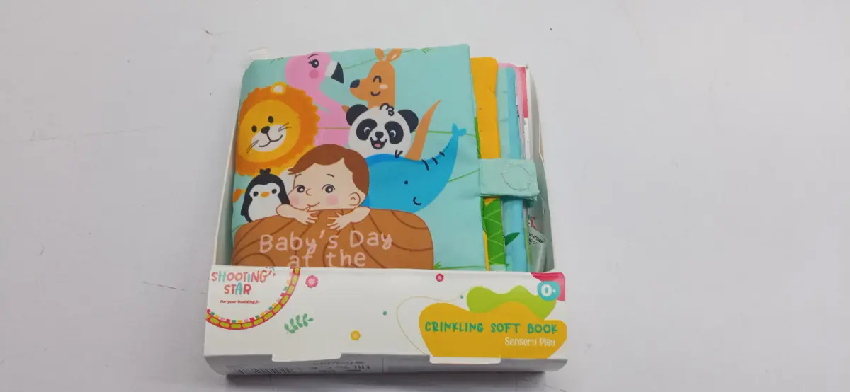 Shooting Star Soft Book Multicolour Plush Soft Toys For Girls & Boys, 2 Yrs+