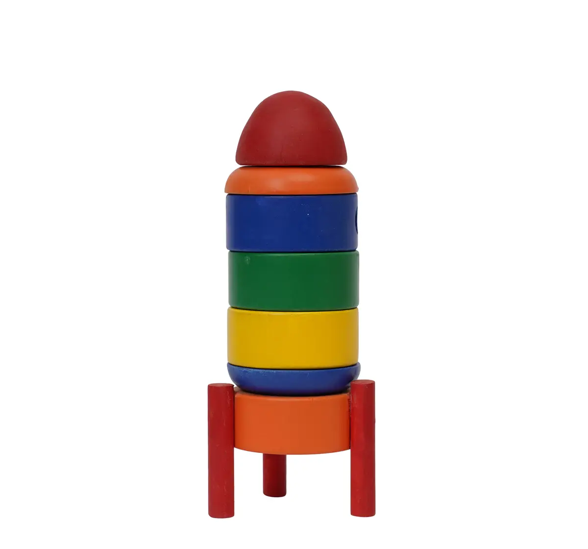 Shooting Star Rocket Stacker Colourful Stacking Toy Multicolour 3Y+