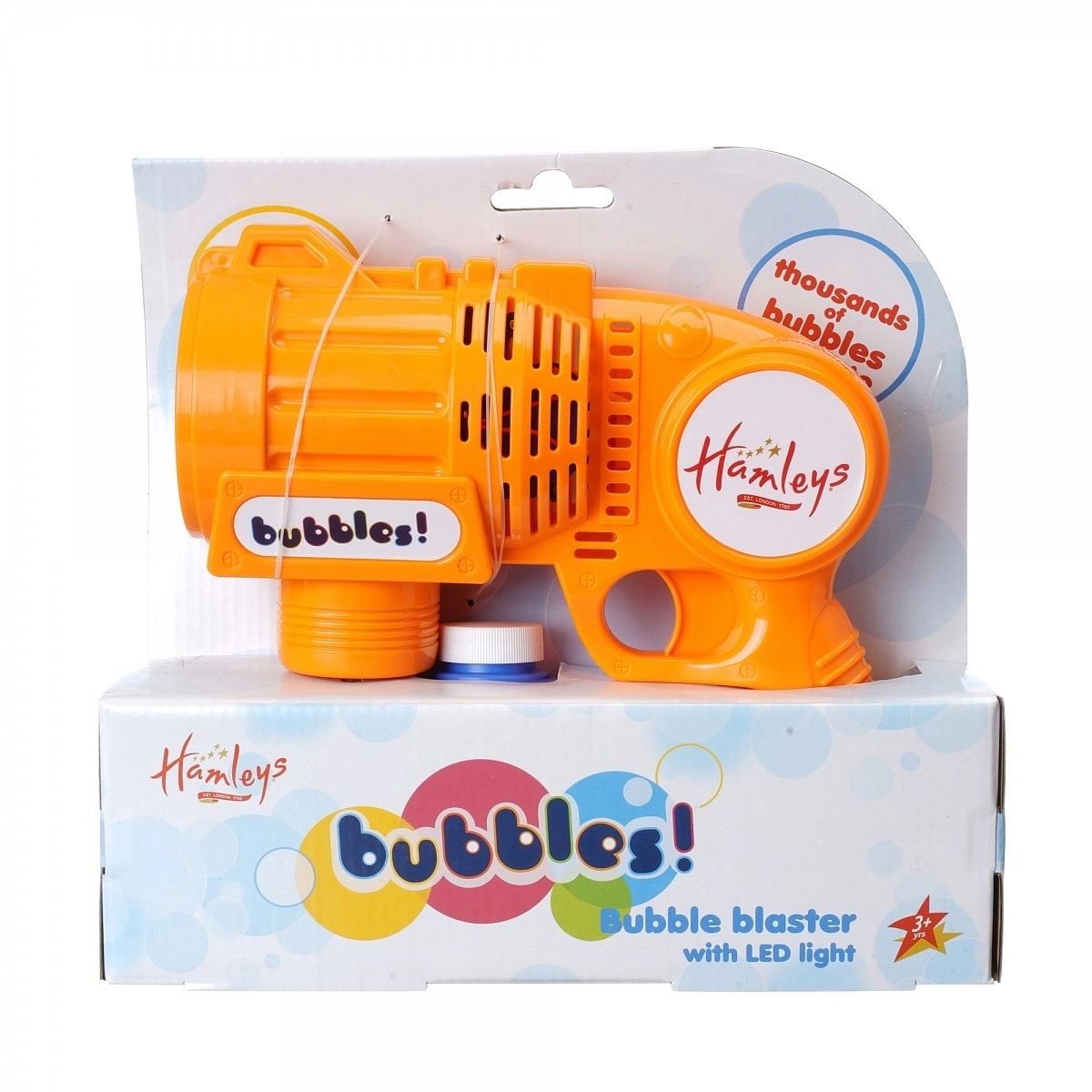 Hamleys Bubble Blaster With Fuel Impulse Toys for Kids Orange 3Y+