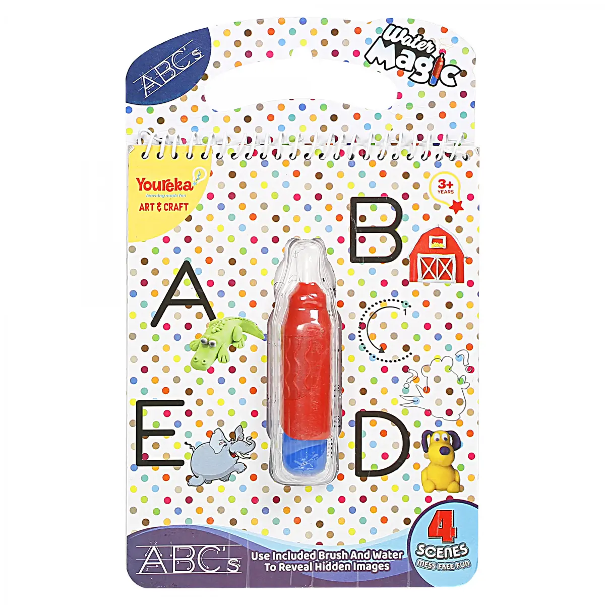 Youreka Art & Craft Kit Water Magic Marker, 3Y+, White