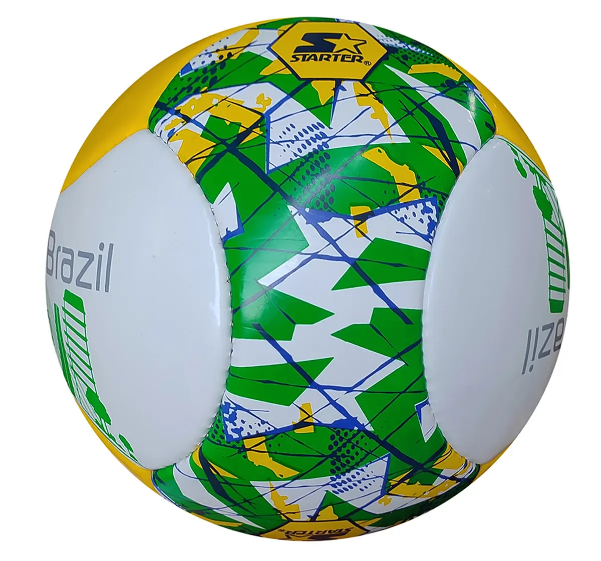 Multicolor Polyurethane Brazuca Printed PU Football, 30, Size: 5