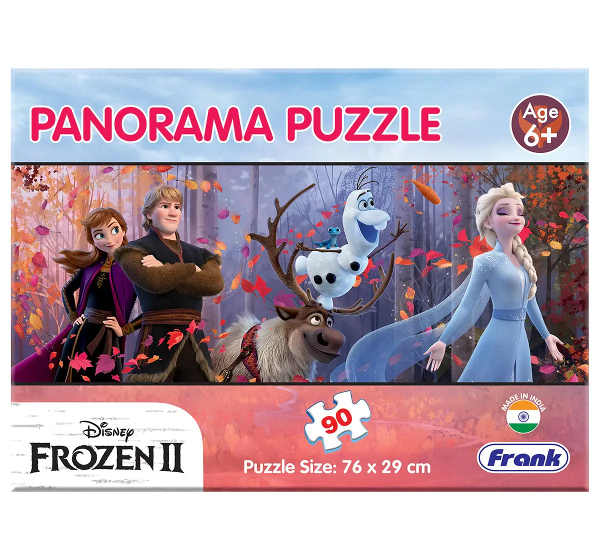 Frank Disney's Frozen 2, 90 Pieces Panorama Puzzle, 6Y+