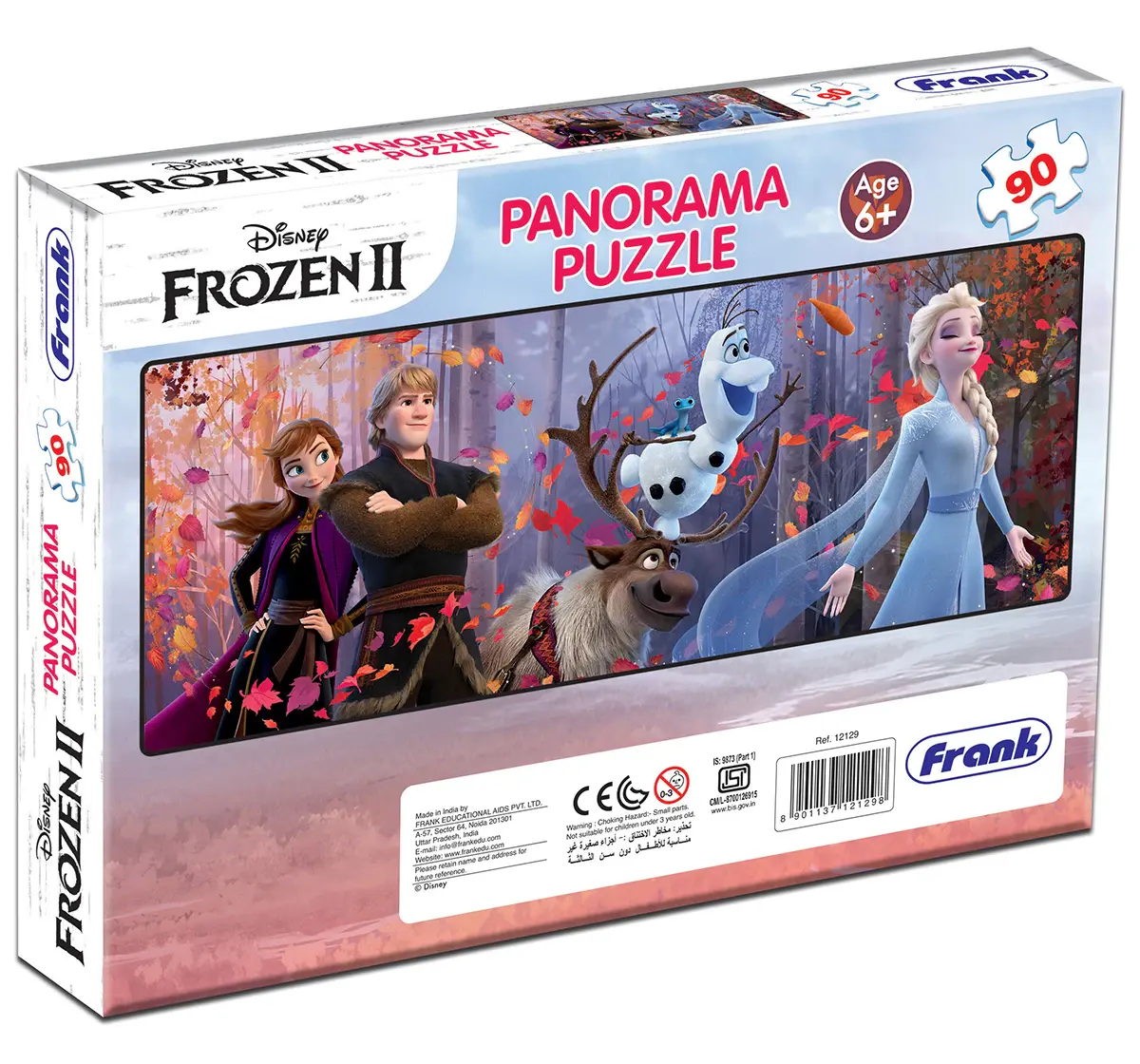 Frank Disney's Frozen 2, 90 Pieces Panorama Puzzle, 6Y+