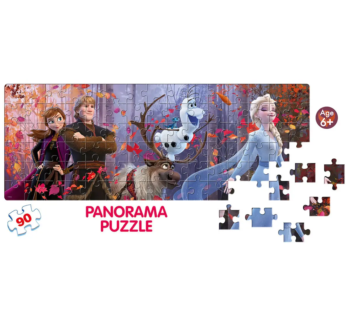 Frank Disney's Frozen 2, 90 Pieces Panorama Puzzle, 6Y+