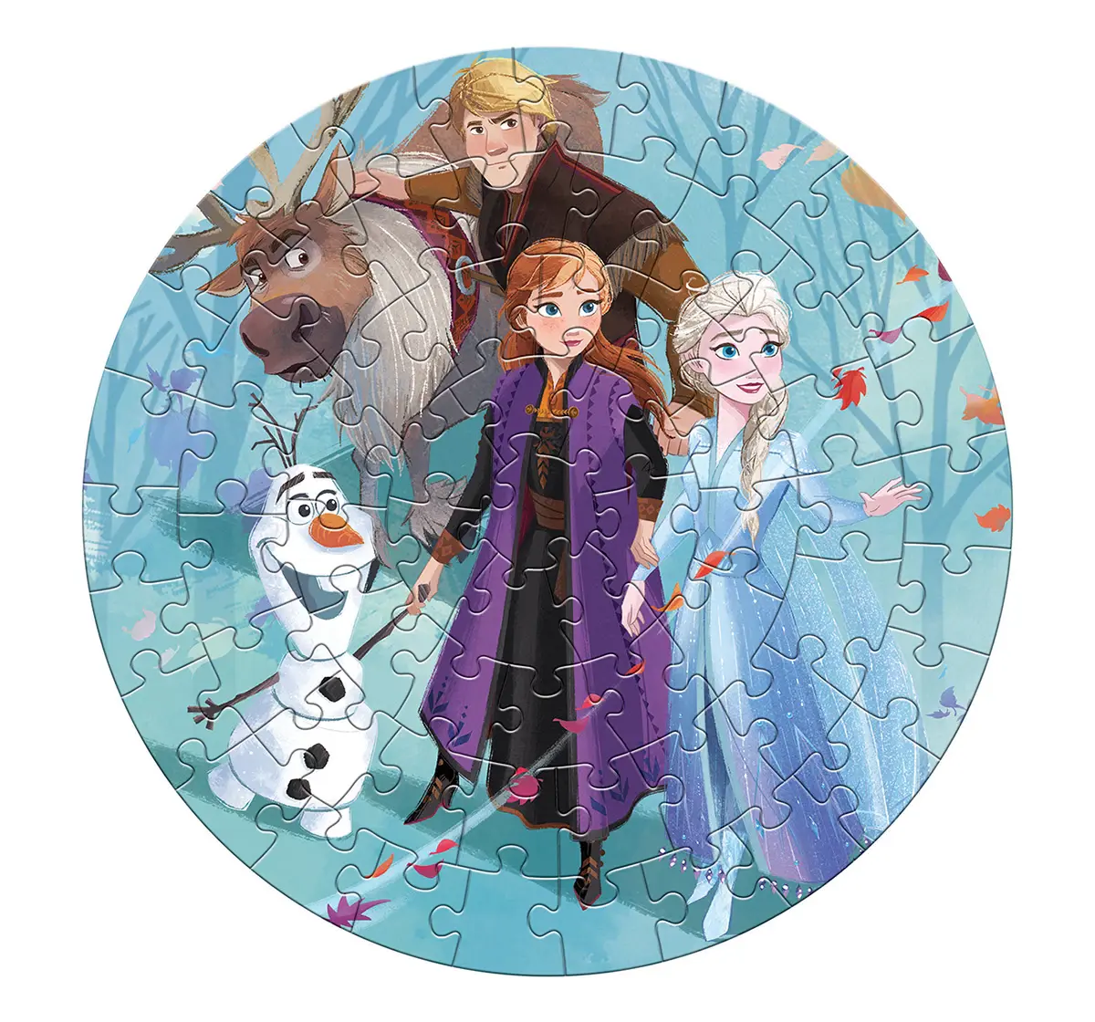 Frank Disney's Frozen 2, 66 Pieces Round Puzzle, 5Y+