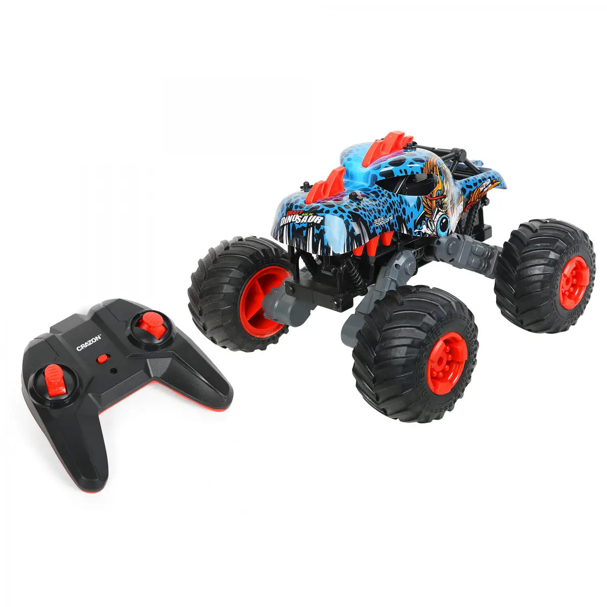 Crazon Monster Racing Car, 4 Wheel Drive, Remote Control Toys, 3Y+, Multicolour