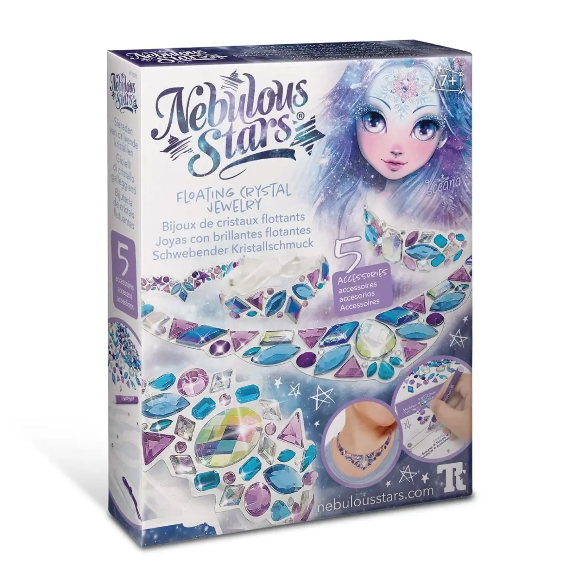 Nebulous Star Diy Kits Floating Crystal Jewelry Multicolour, 7Y+