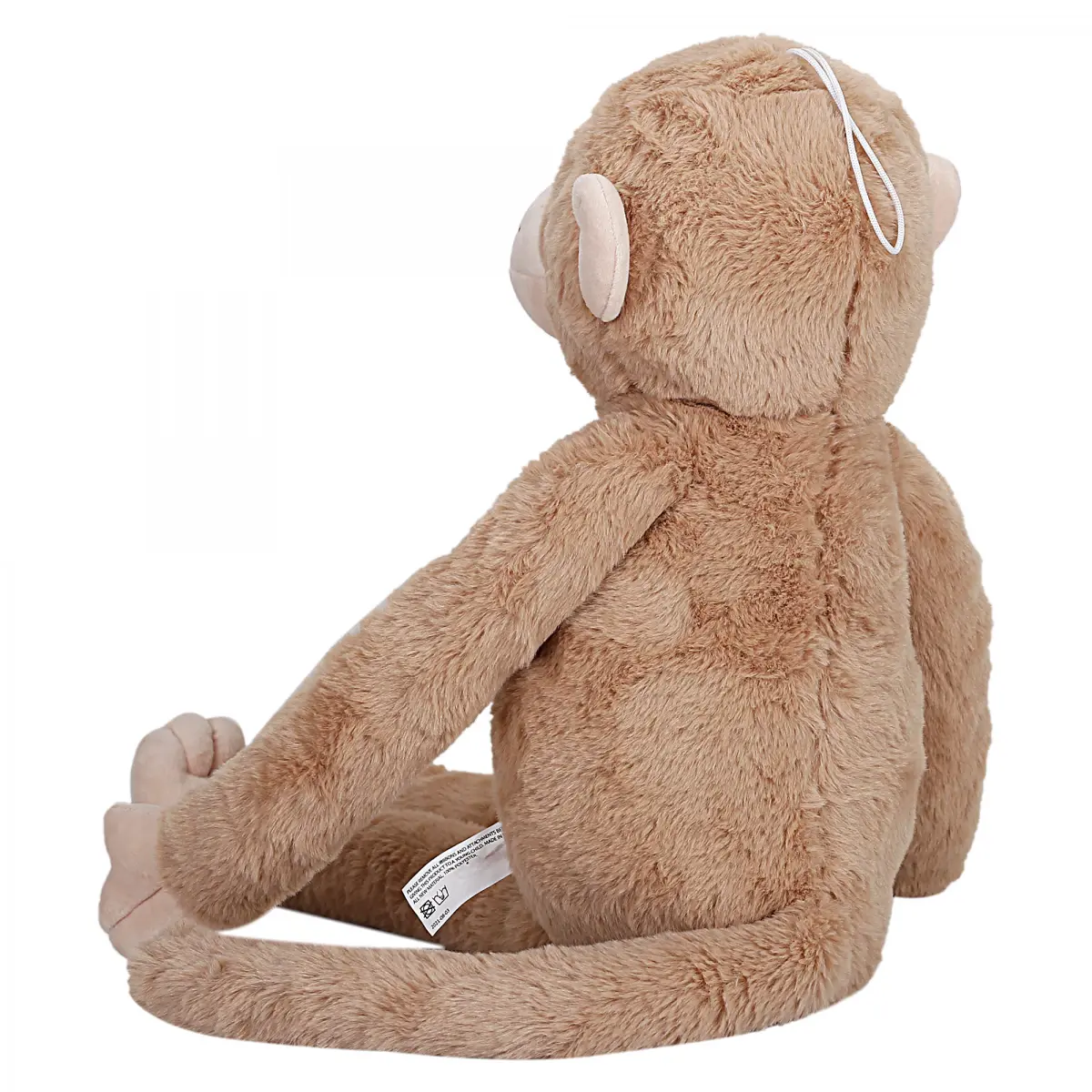 Fuzzbuzz Monkey Soft Toys for Kids, 70cm, Brown, 3Y+