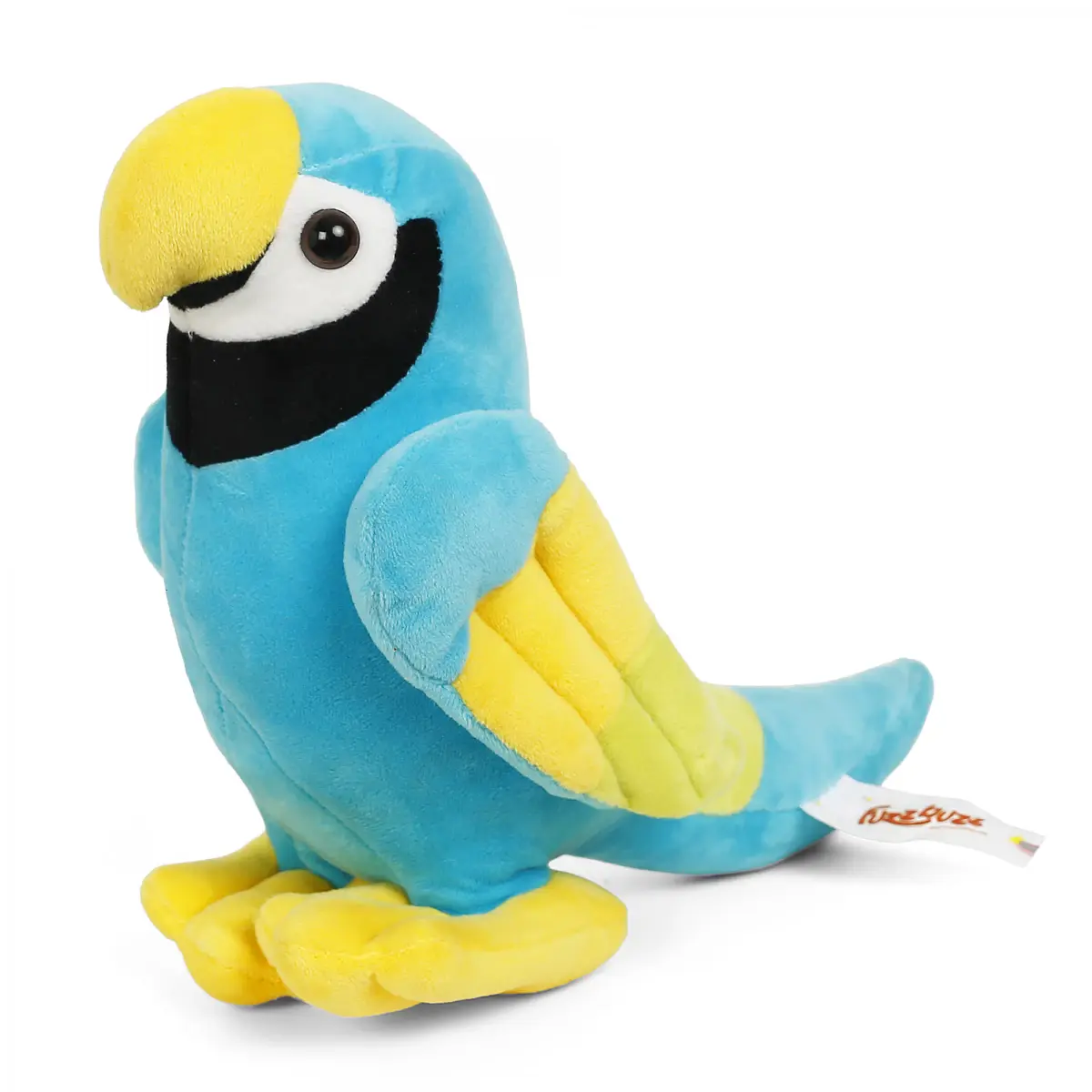 Fuzzbuzz Parrot Soft Toys for Kids, Blue, 12Y+
