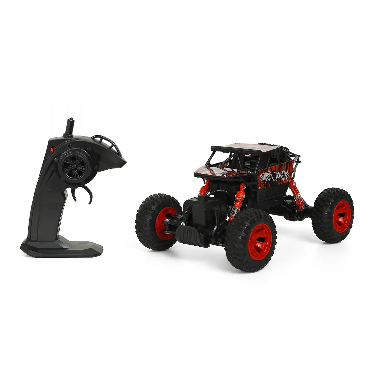 Ralleyz Rock Crawler Remote Control Car, 6Y+, Red & Black