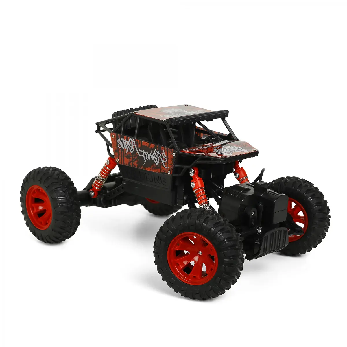 Ralleyz Rock Crawler Remote Control Car, 6Y+, Red & Black