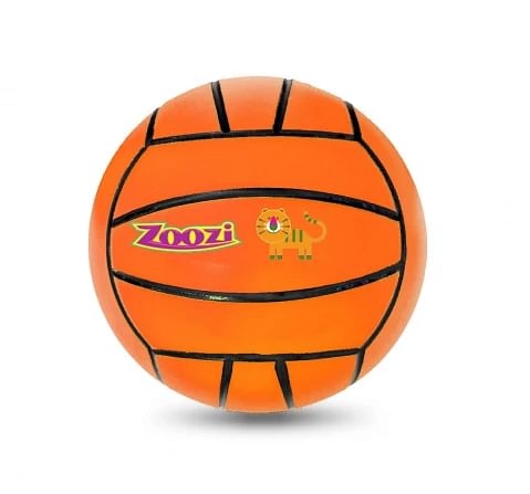 Zoozi 9Inch Volley Ball For Kids 3Y+, Orange