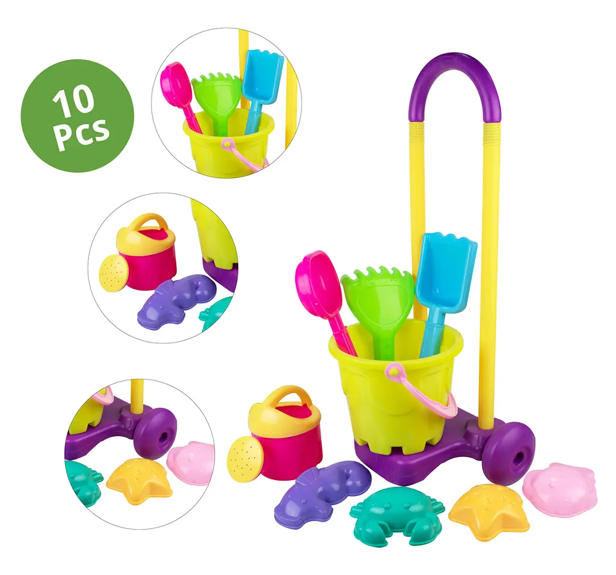Zoozi Beach set with Trolley for kids Multicolor 18M+