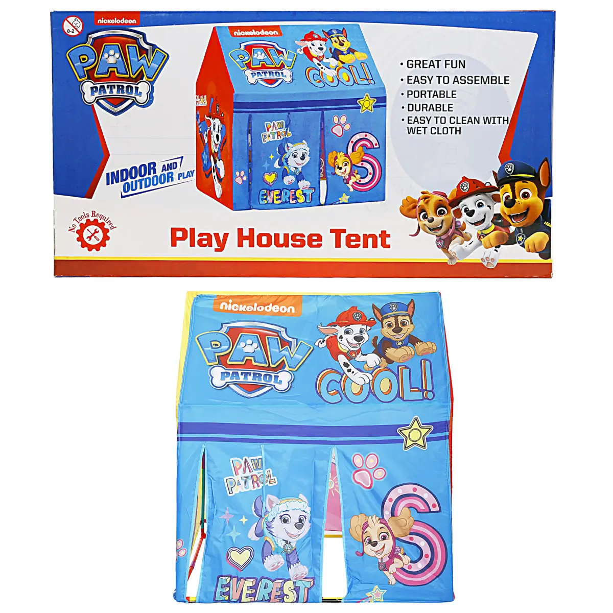 Paw Patrol Play House Tent, 2Y+, Blue