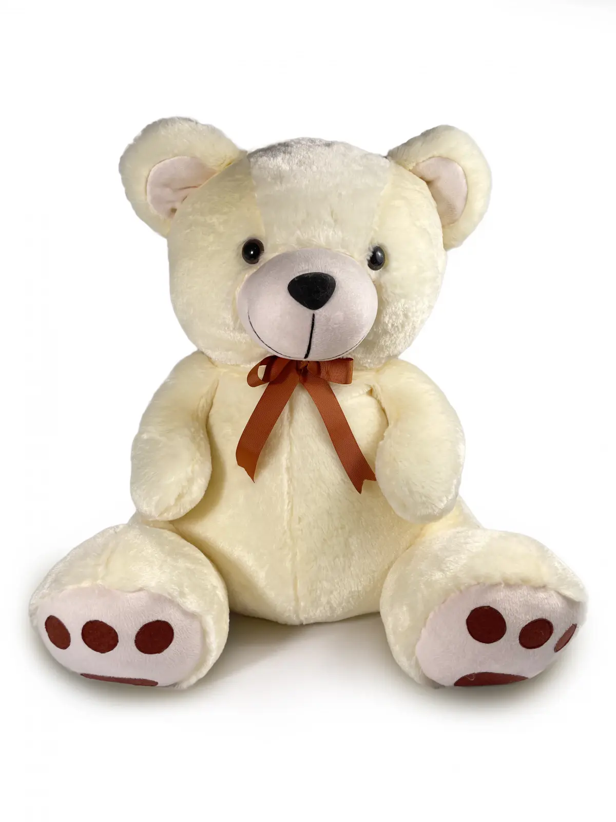 Soft Plush Stuffed Jumbo Cuddly Teddy Bear By Mirada Soft Toys For Kids Of All Ages, 55Cm - Butter, 3Y+