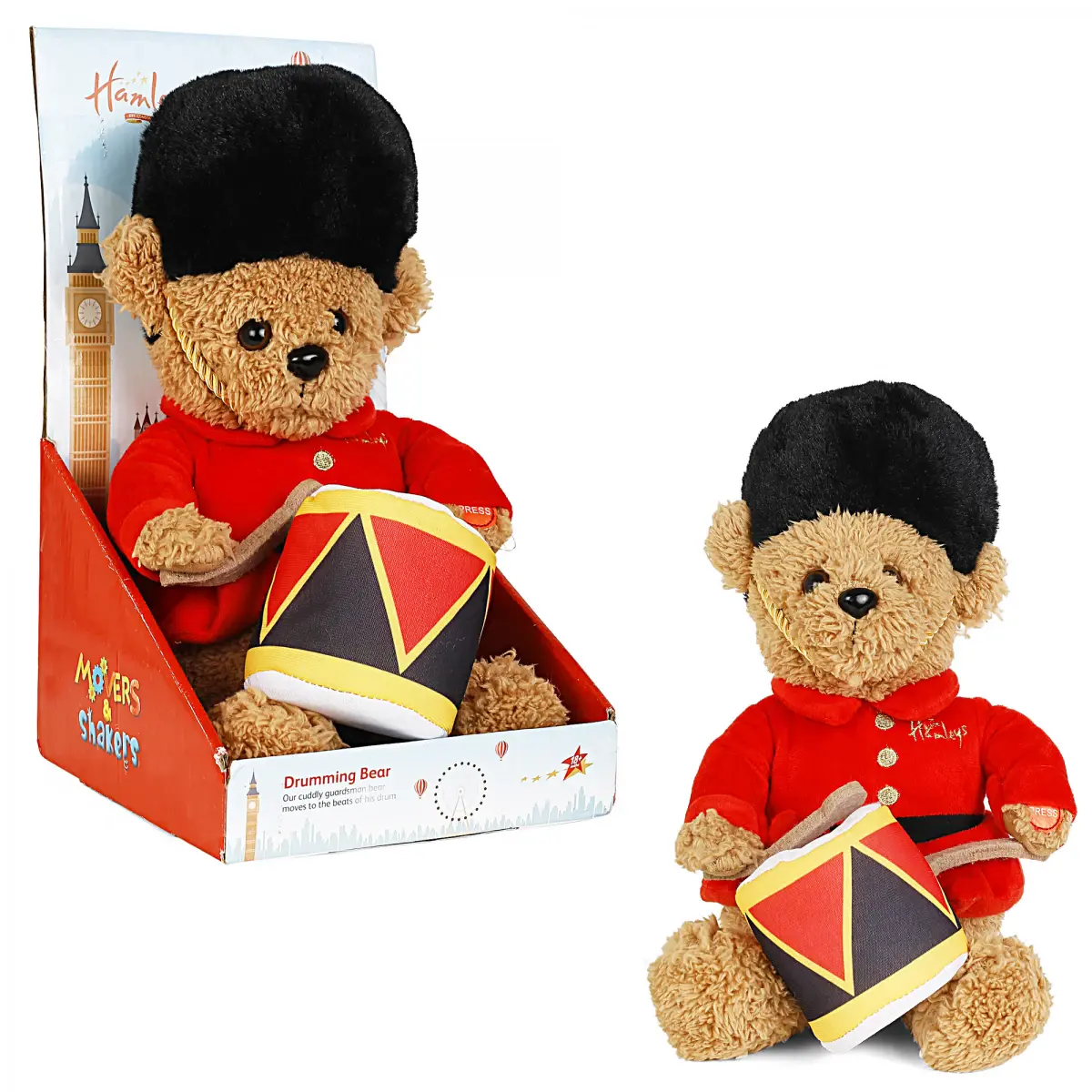 Hamleys Movers & Shakers, Drumming Bear, 18M+