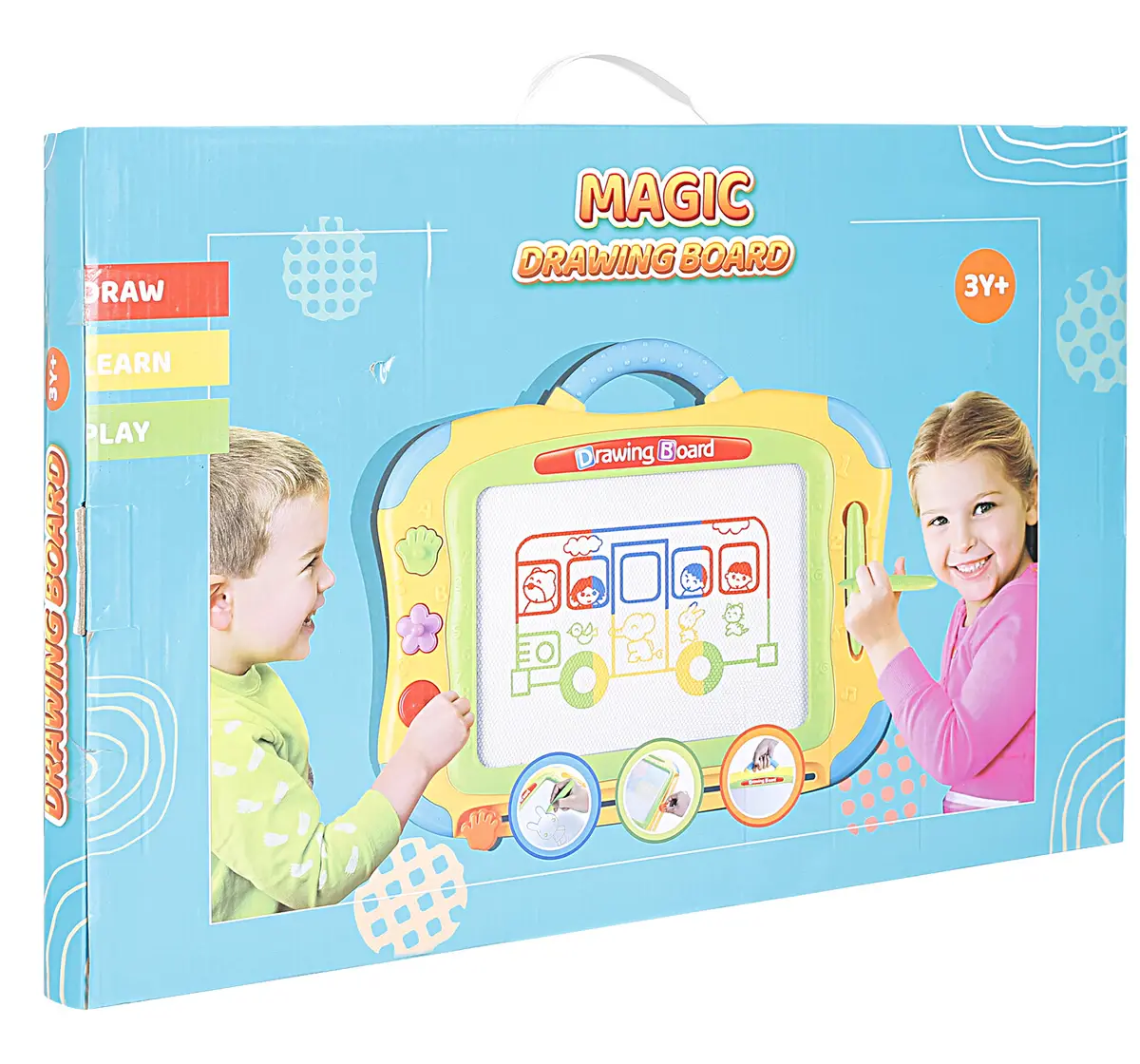 Karma Drawing Doddle Board Large for kids 3Y+, Multicolour