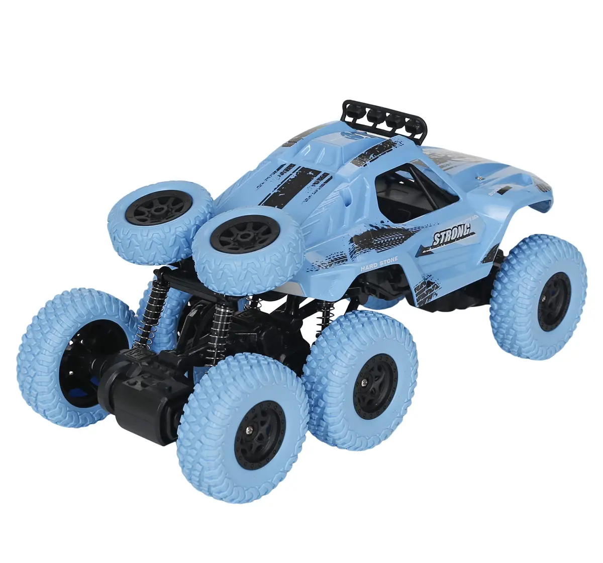 Ralleyz 1:20 2.4GHz 4 Wheel Drive Monster Off Roader 6X6 Rechargeable Remote Control Car, Multicolour, 7Y+