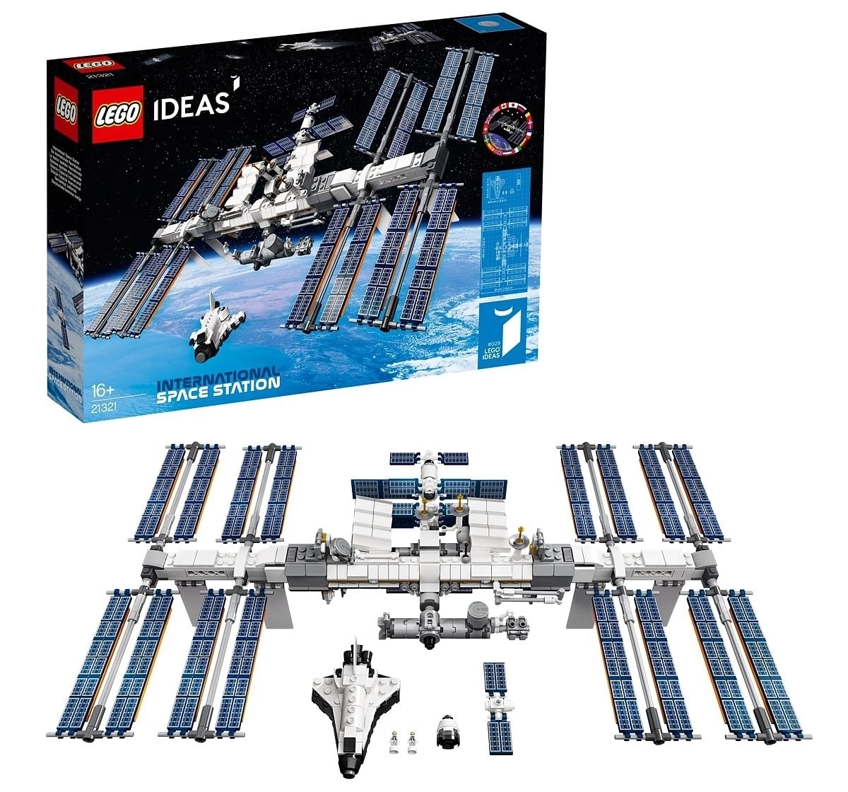 LEGO Ideas International Space Station 21321 Building Kit for Display (864 Pieces)