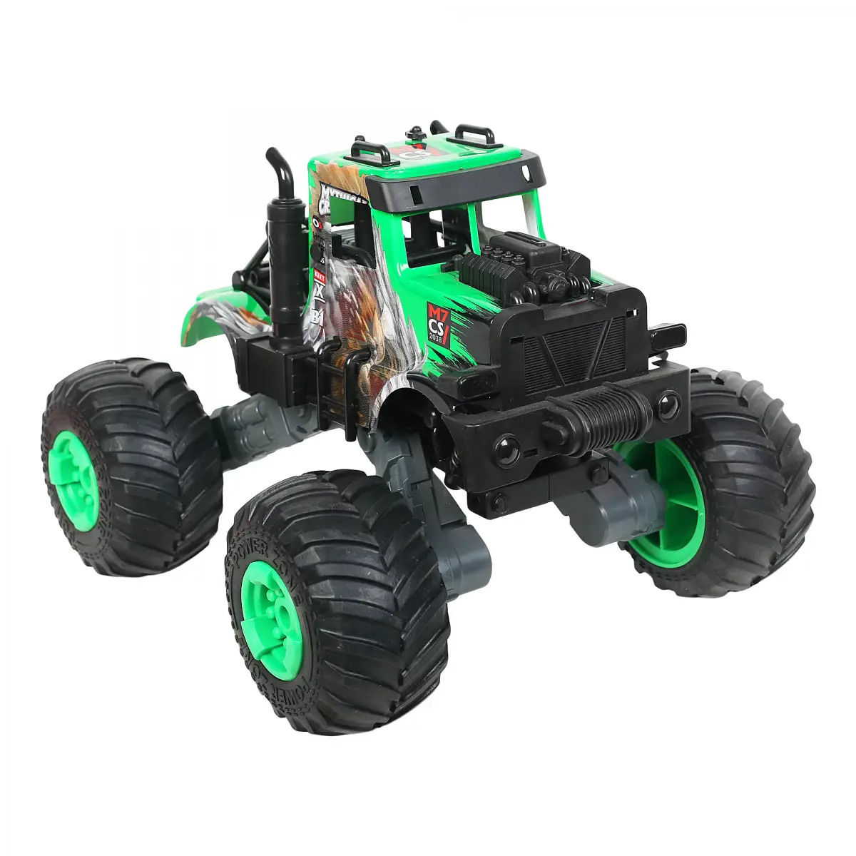 Ralleyz Monster Racing Car, 4 Wheel Drive, Remote Control Toys, 8Y+, Green