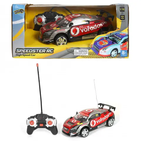 Ralleyz Speedster Remote Control High Speed Car, 1:18, 8Y+, Multicolour