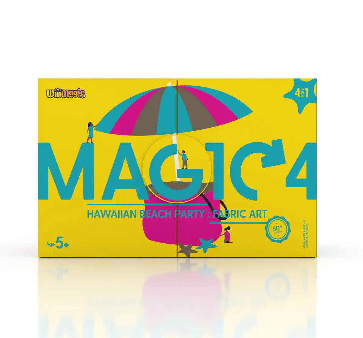 Magic4 Art Hawaiian Beach Party, for Girls 5 Years and Above