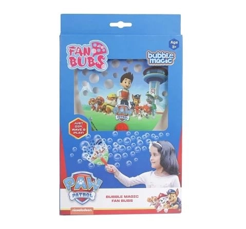 Bubble Magic Fan Bubs Paw Patrol, for The Kids 3 Years and Above