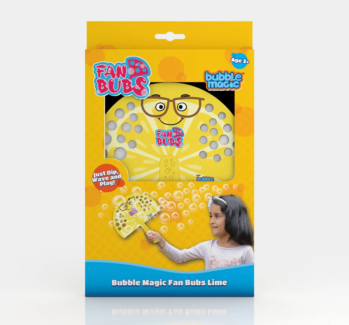 Bubble Magic Fan Bubs Lime, for The Kids 3 Years and Above