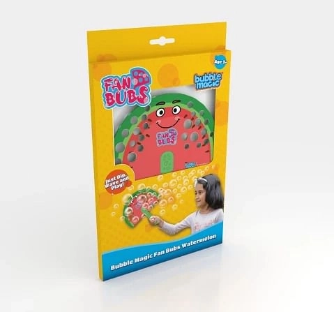 Bubble Magic Fan Bubs Watermelon, for The Kids 3 Years and Above