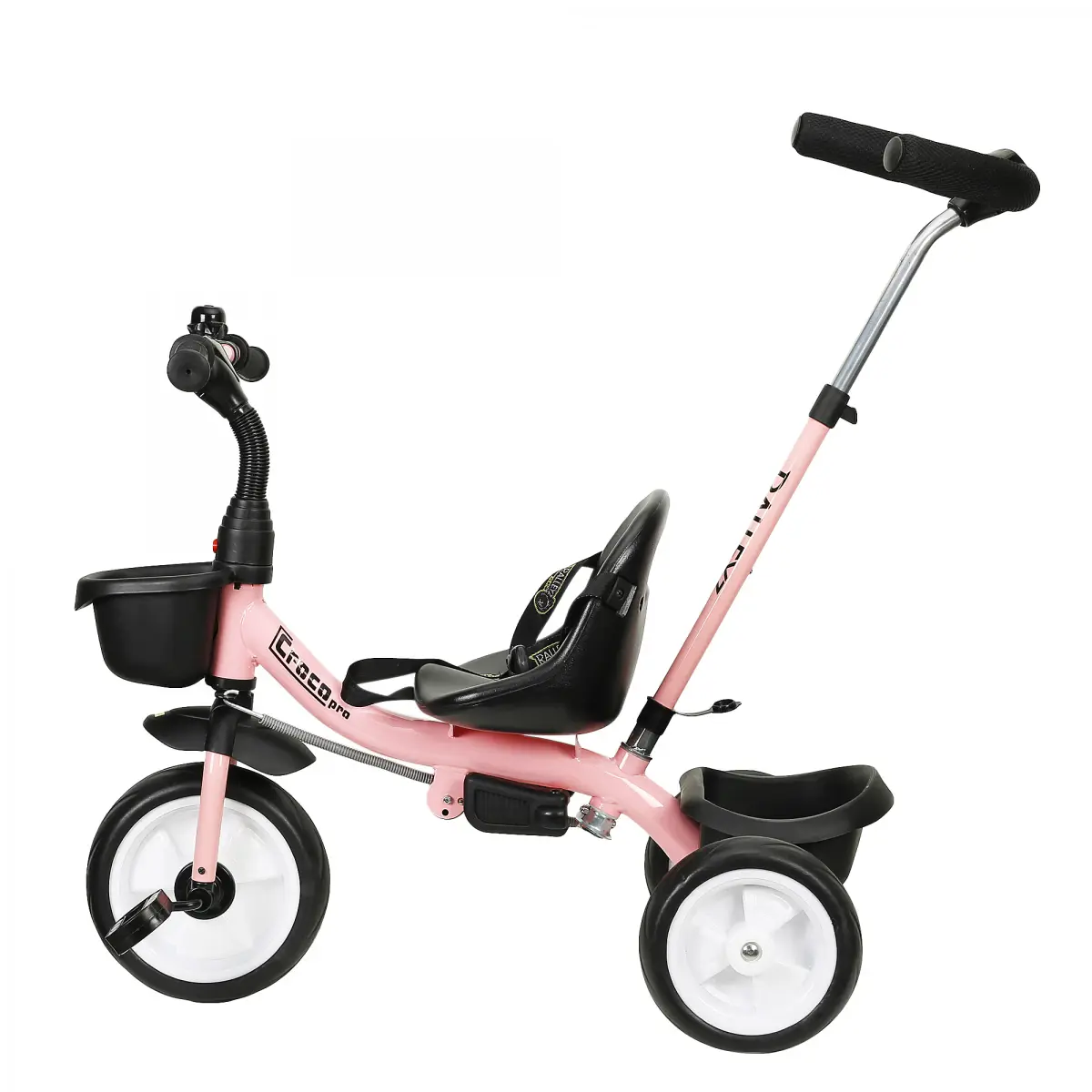 Ralleyz Tricycle Plug N Play Kids/Baby Tricycle with Parental Control, Cushion seat, For Boys & Girls, Kids for 2Y+, Pink