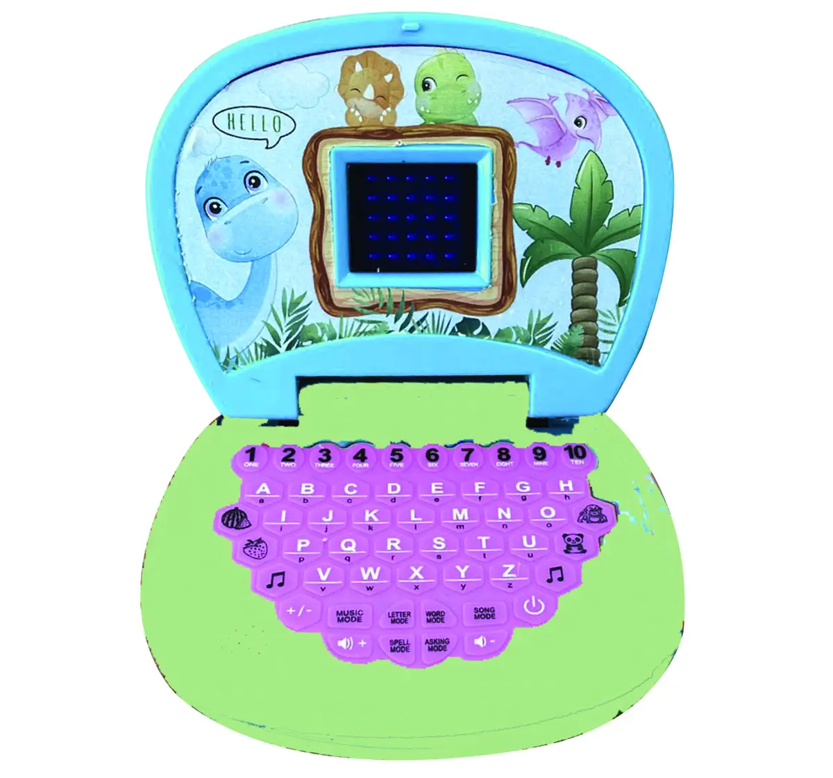 Kids Learning Laptop Dino, 3Y+, Multicolour