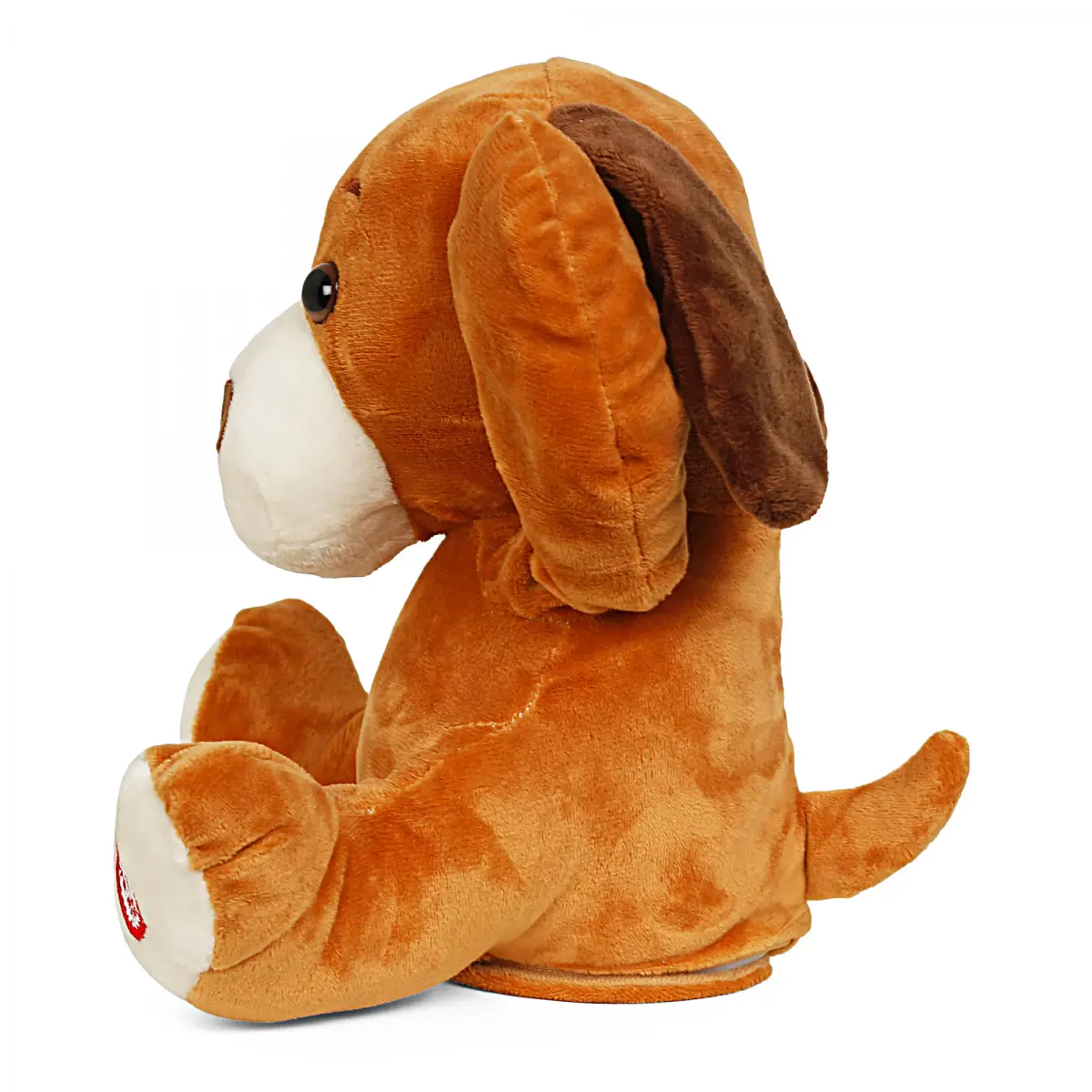 Hamleys Pugs at Play Peek A Boo Dash Dog, Pets Walking Activity Animal Toy, Kids for 3Y+, Brown