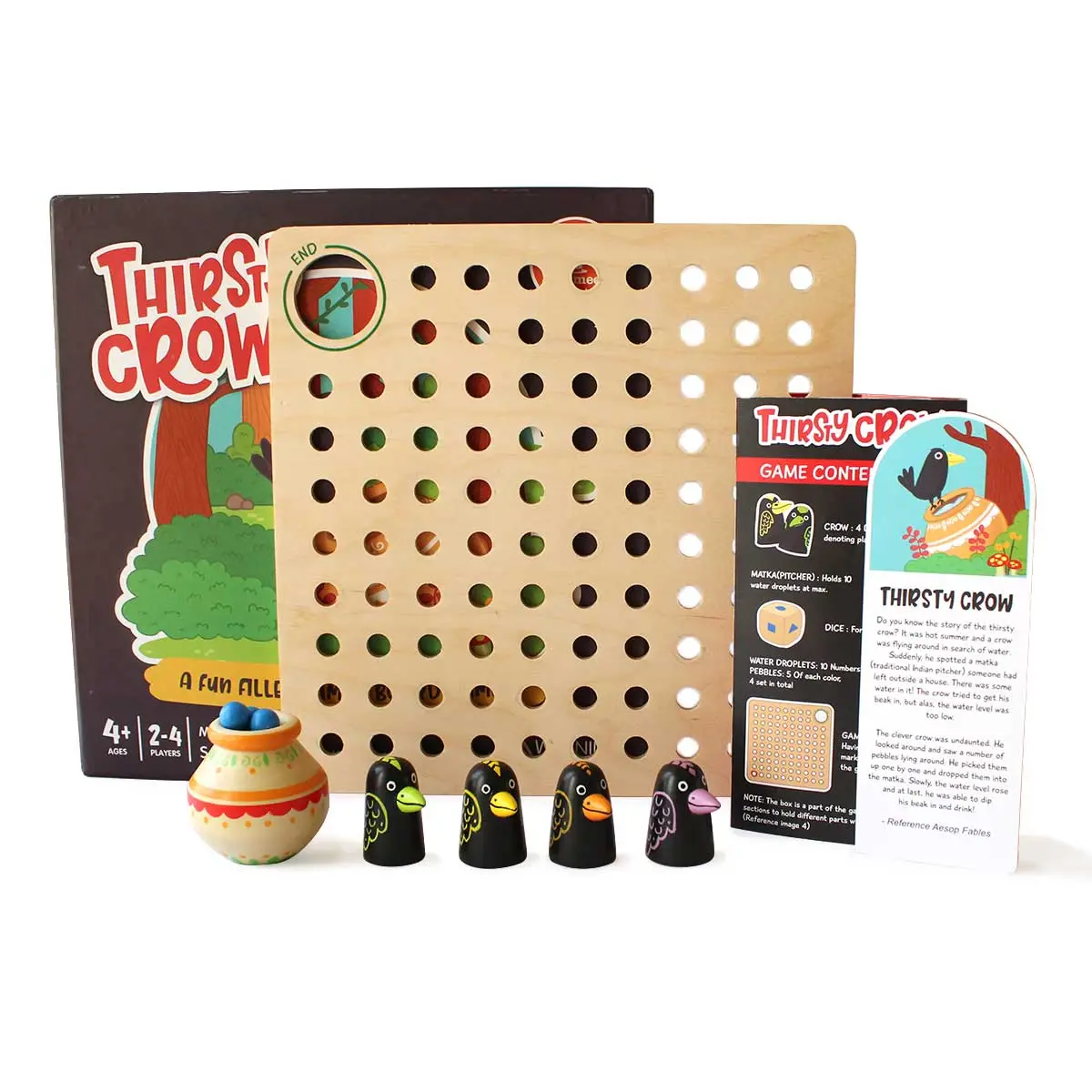 Shumee Thirsty Crow Board Game Multicolour 48M+