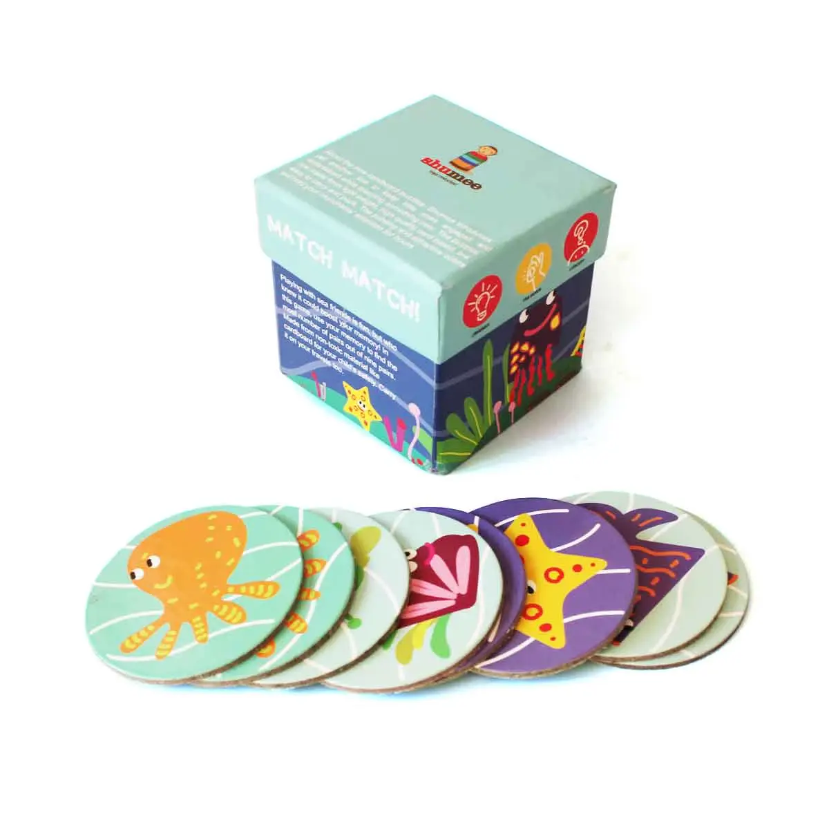 Shumee Sea Side Memory Game Multicolour 36M+