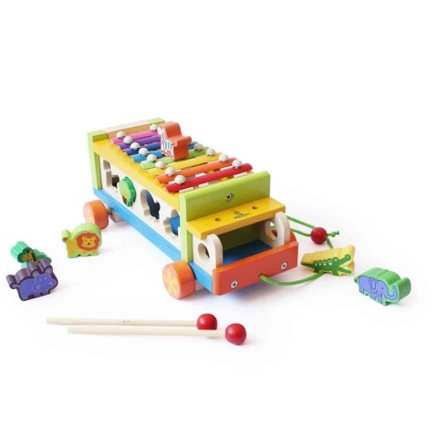 Shumee Mini Bowling Pins Set Multicolour 3Y+