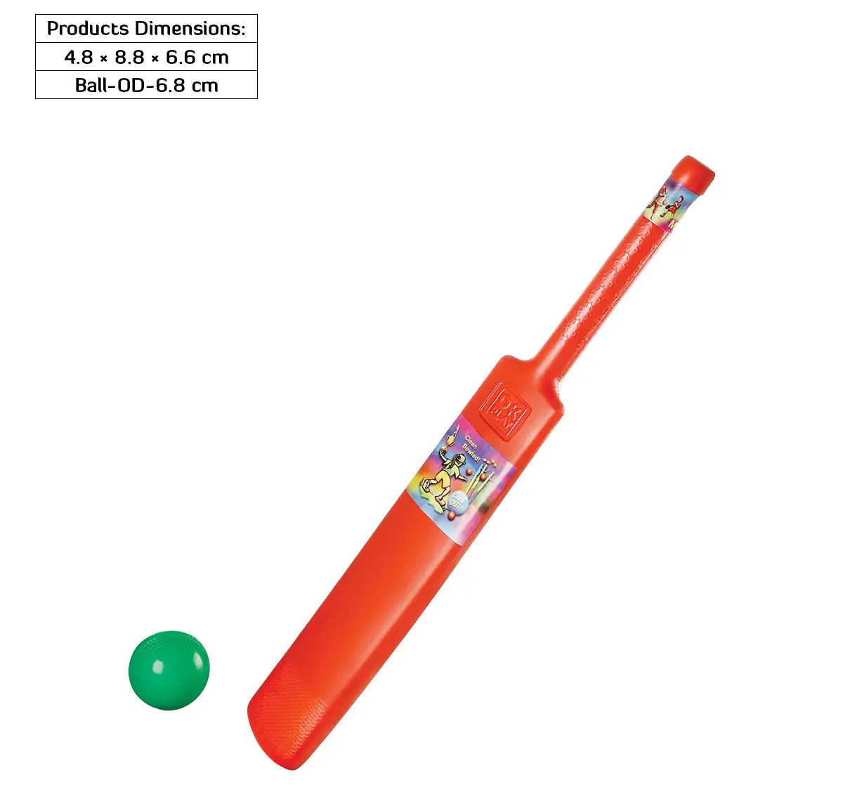 Ok Play My First cricket My First Cricket Set with Stump for Kids Plastic Red 5Y+