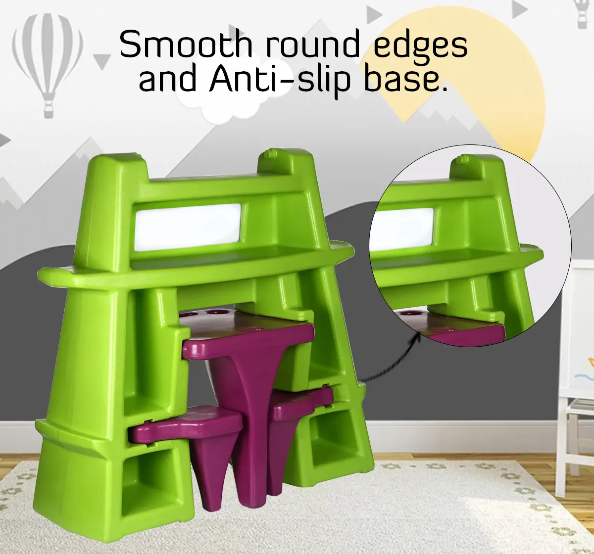 Ok Play Activity Station with Table and Chair Storage for Kids Multicolor 5Y+