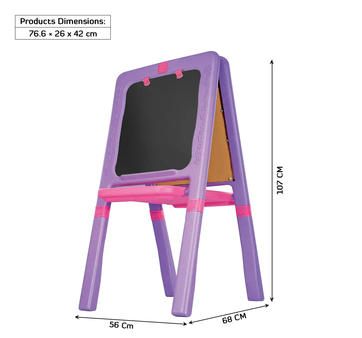 Pink Folding Double-Sided Magnetic Drawing Board by The Magic Toy ShopThe  Magic Toy Shop