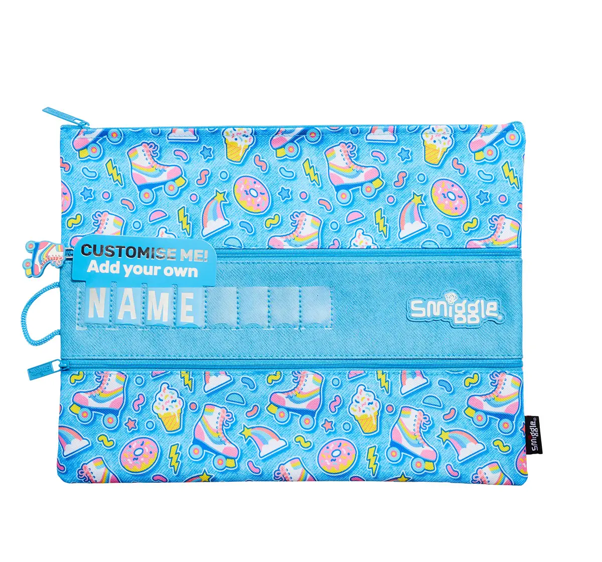 Smiggle Bright Side A4 Id Pencil Case School Kit for Kids 3Y+, Multicolour