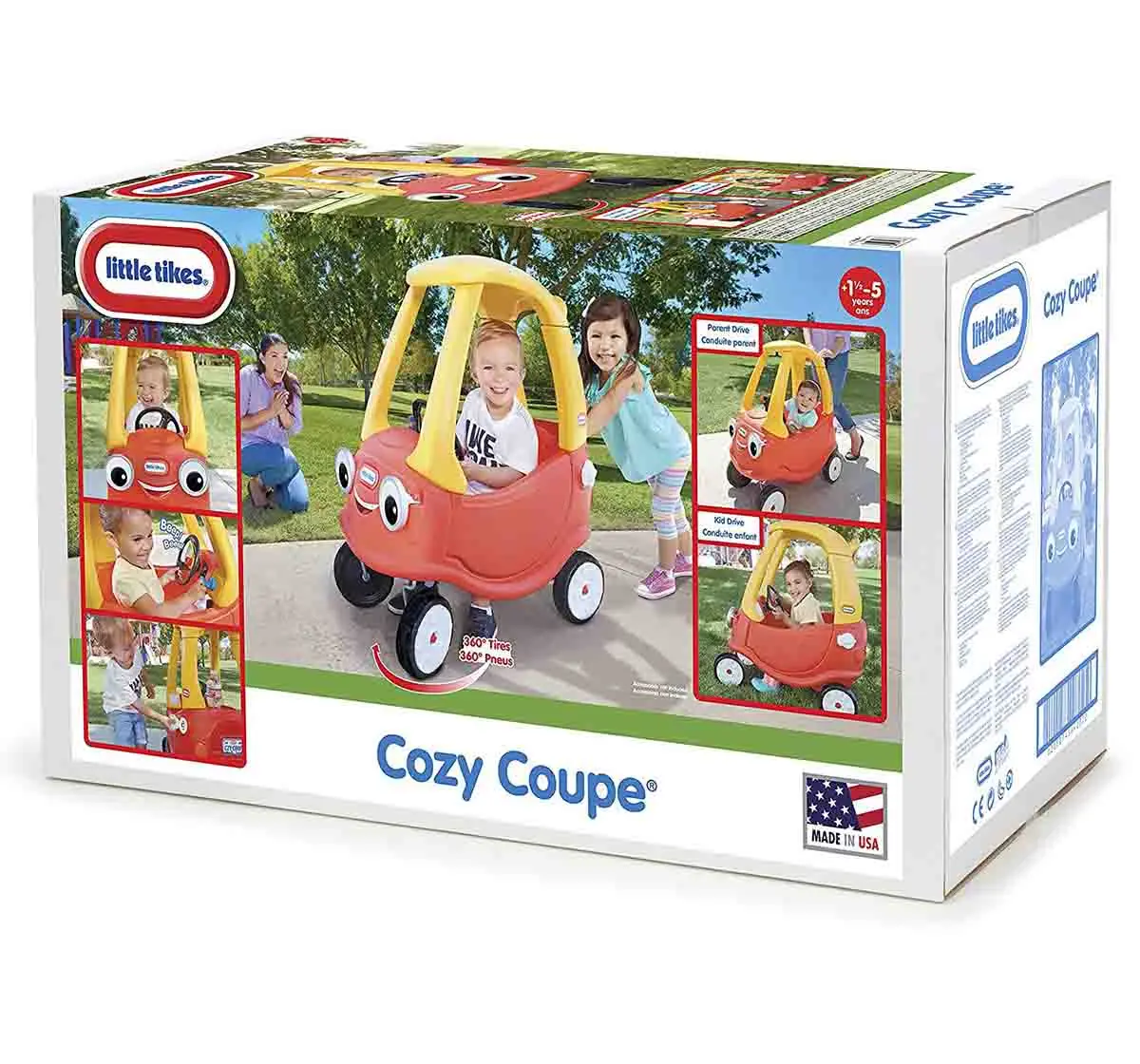 Little Tikes Cozy Coupe, 18M+, Multicolour