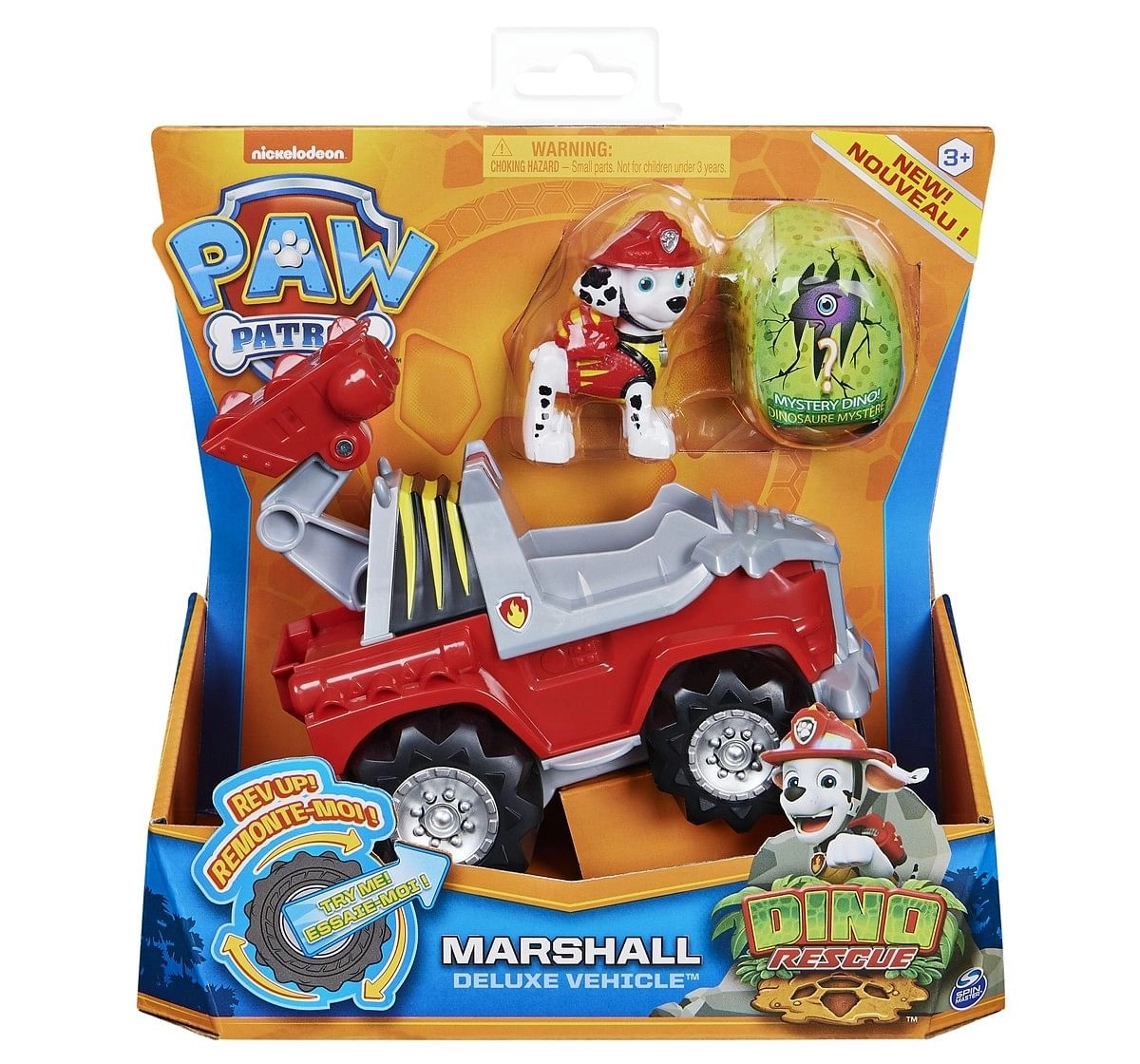 Paw Patrol Theme Vehicle Dino Marshall Chase Red 3Y+