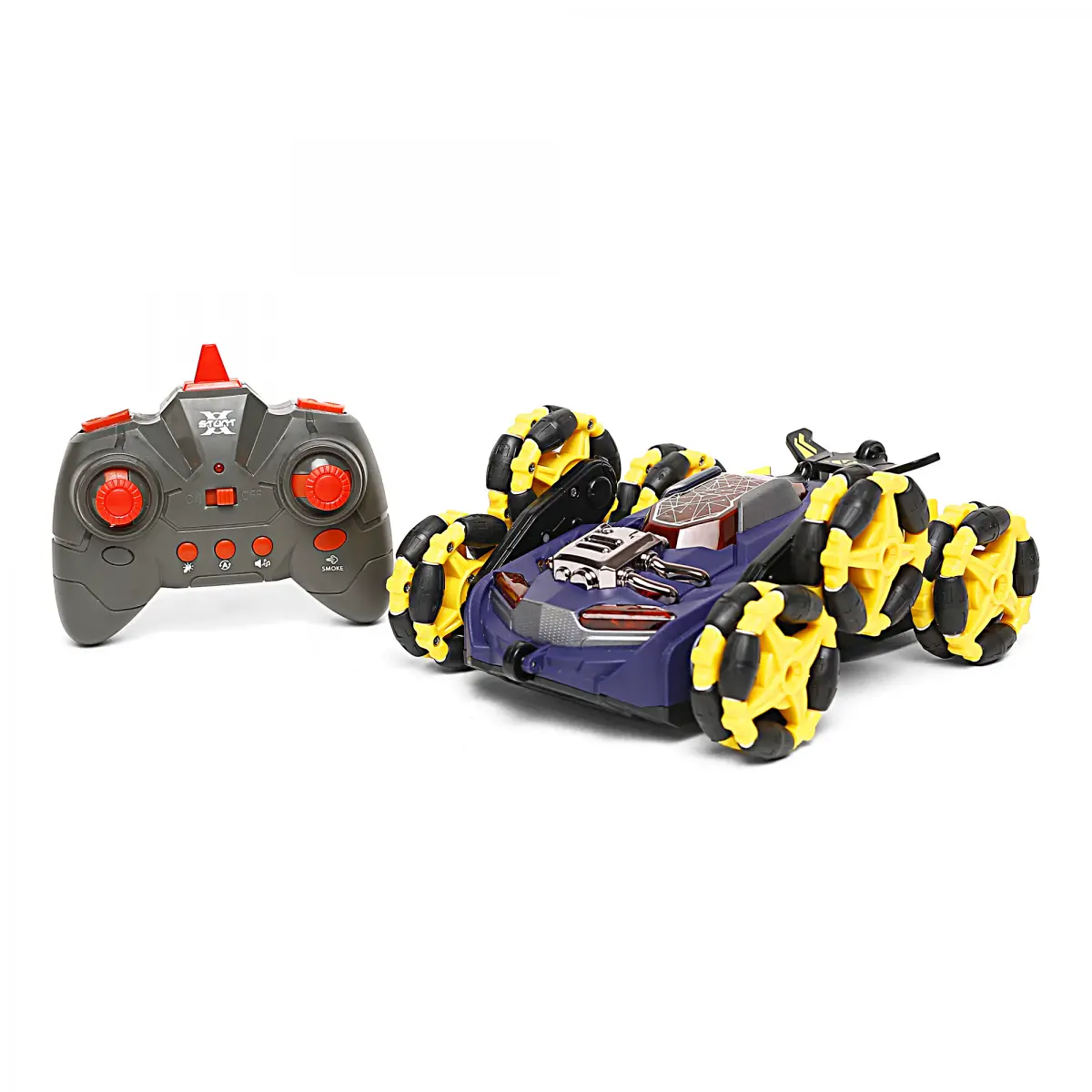 Ralleyz Spider Racing Wheel Drive Remote Control Car, 6Y+, Yellow & Black