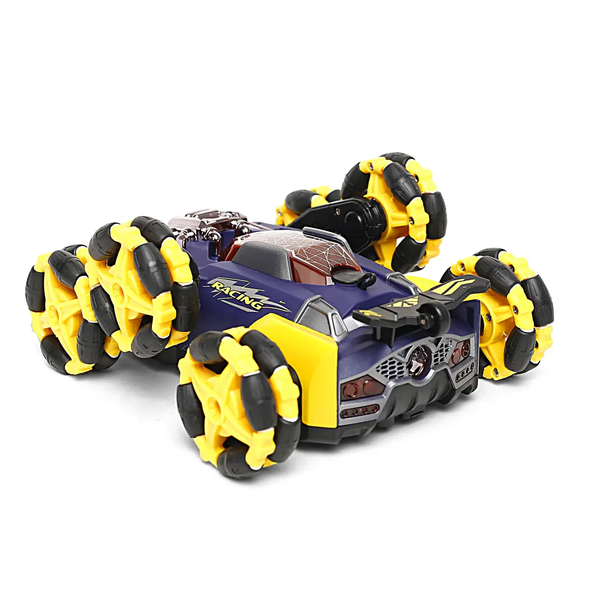 Ralleyz Spider Racing Wheel Drive Remote Control Car, 6Y+, Yellow & Black