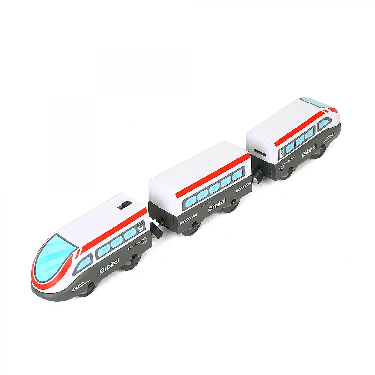 Ralleyz DIY Passenger Train Set, 80PCs, 3Y+