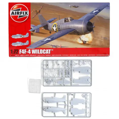 Airfix Gruman F4F 4 Wildcat Model Kits, 8Y+