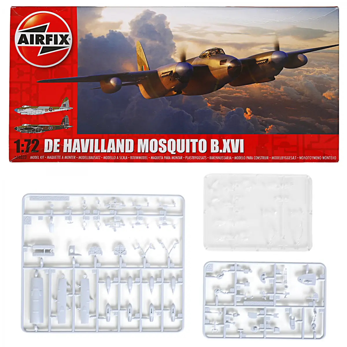 Airfix A04023 de Havilland Mosquito B.XVI 1:72 Military Plastic Model Gift Set, Kids for 8Y+, Multicolour
